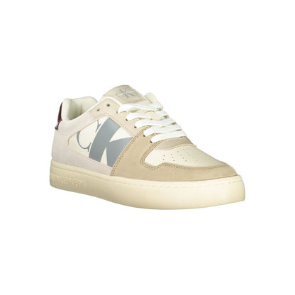 Calvin Klein Beige Polyurethane Men Sneaker