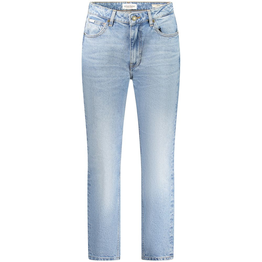 Guess Jeans Azzurro Cotton Women Jeans
