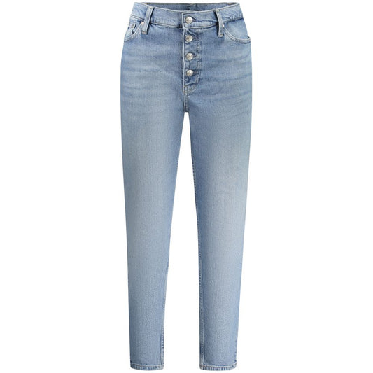 Calvin Klein Azzurro Cotton Women's Jeans