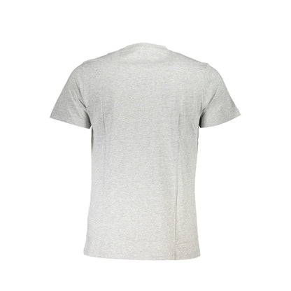 Cavalli Class Grigio Cotton Men T-Shirt