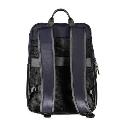 Tommy Hilfiger Blue Polyurethane Men's Backpack