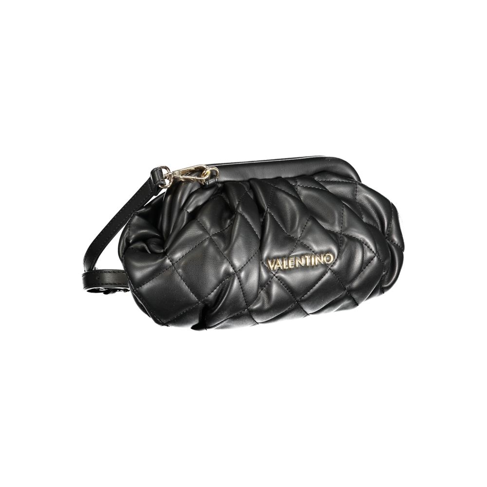 Mario Valentino Black Polyurethane Women Handbag