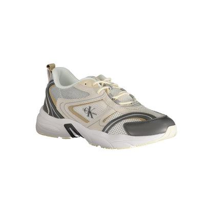 Calvin Klein Beige Polyurethane Men Sneaker