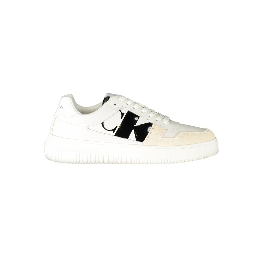 Calvin Klein Bianco Leather Men Sneaker