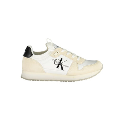 Calvin Klein White Polyester Women Sneaker