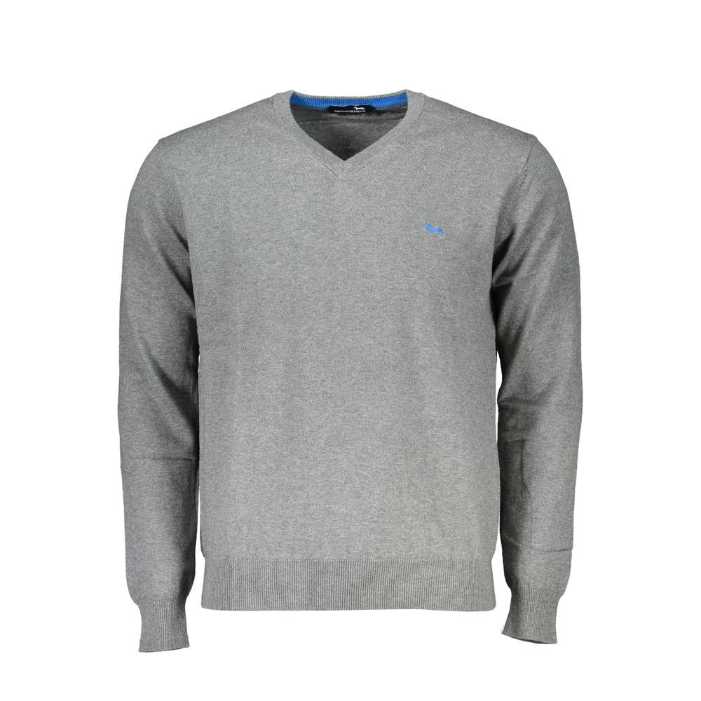 Harmont & Blaine Grigio Cotton Mens Sweater