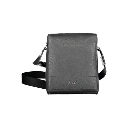 Calvin Klein Black Polyurethane Men Shoulder Bag