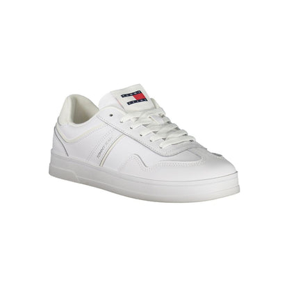 Tommy Hilfiger Bianco Polyurethane Women Sneaker