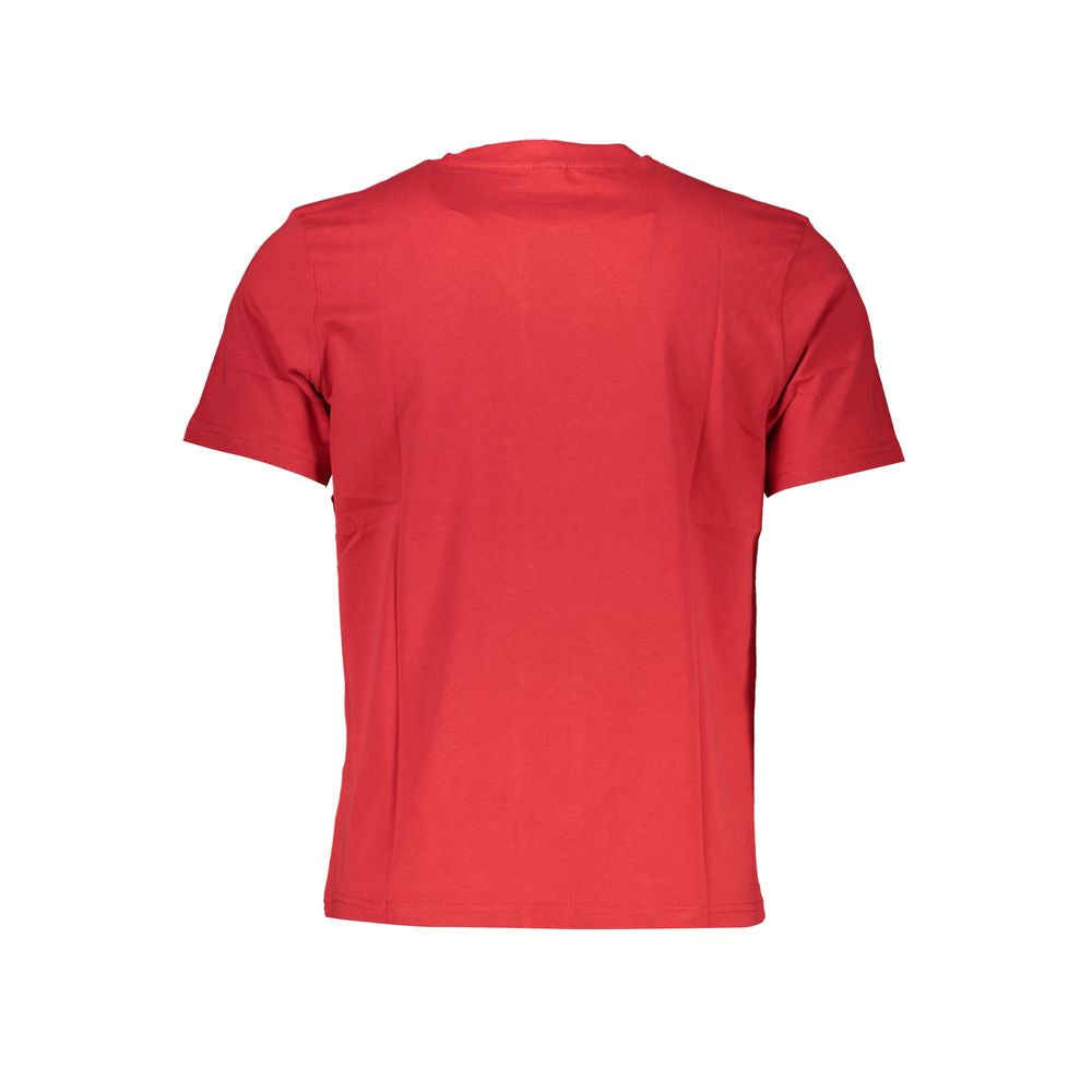 North Sails Red Cotton Men T-Shirt