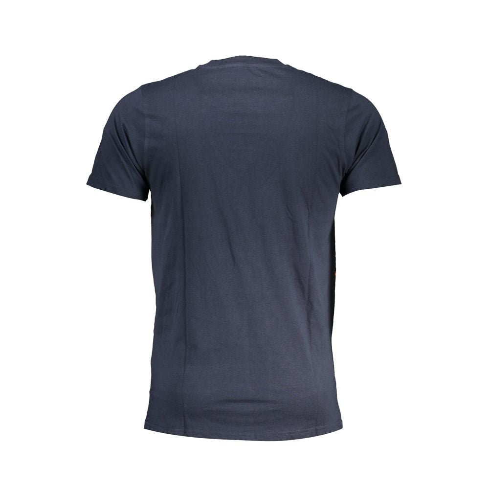 Cavalli Class Blu Cotton Mens T-Shirt