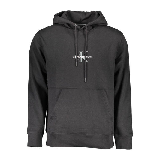 Calvin Klein Black Cotton Men Sweatshirt