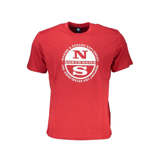 North Sails Rosso Cotton Mens T-Shirt