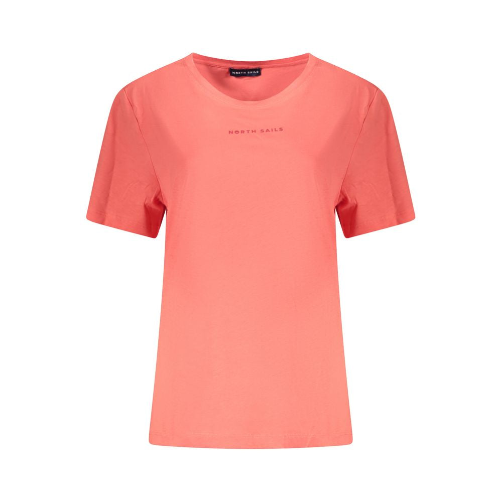 North Sails Pink Cotton Women T-Shirt