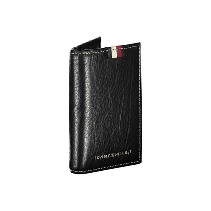 Tommy Hilfiger Black Leather Men Wallet