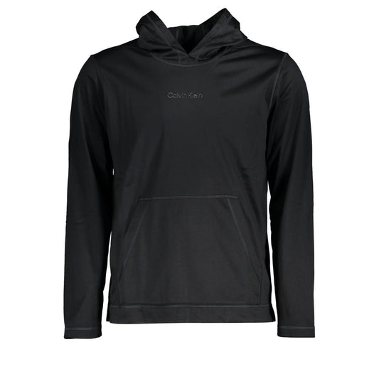 Calvin Klein Black Polyester Men's Hoodie