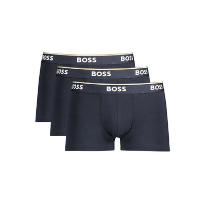 Hugo Boss Blu Cotton Men Boxer