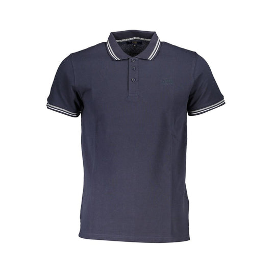 Cavalli Class Blu Cotton Men Polo