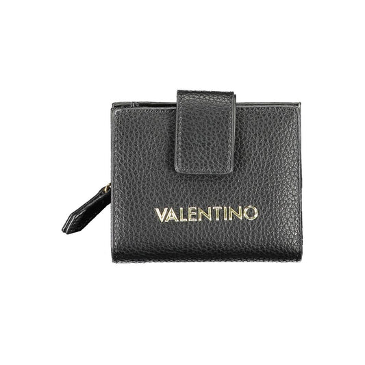 Mario Valentino Black Polyurethane Women Wallet