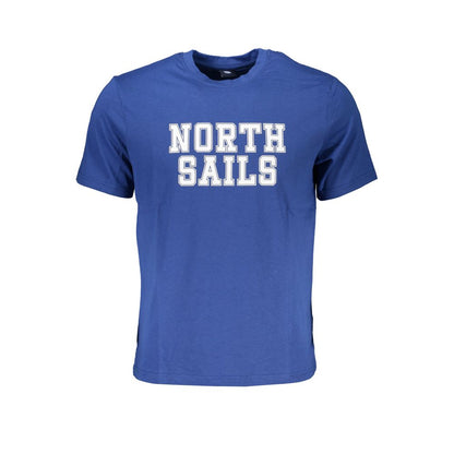 North Sails Blue Cotton Men's T-Shirt