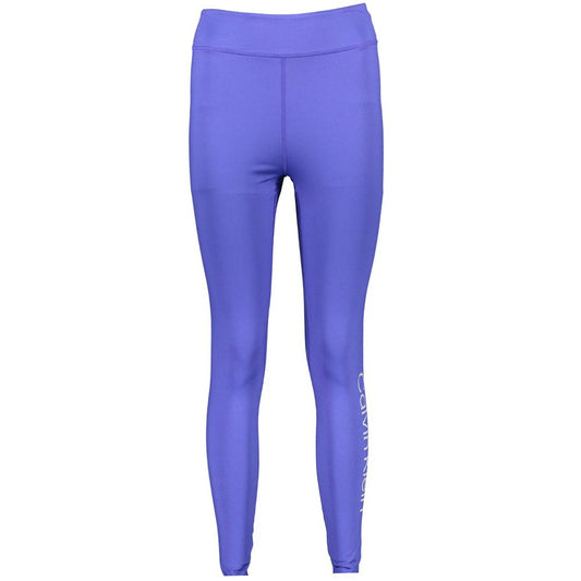 Calvin Klein Blu Poliestere Woman Legging