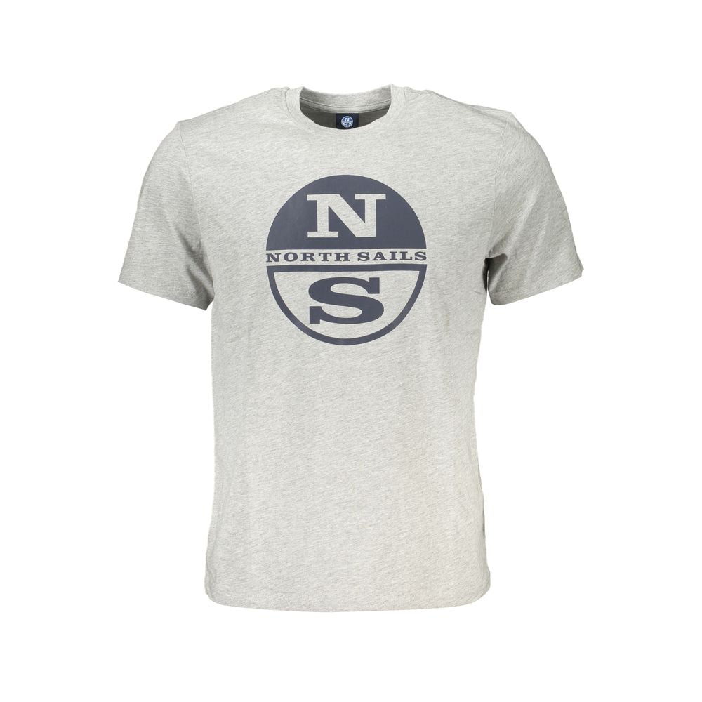 North Sails Grigio Cotton Men's T-Shirt