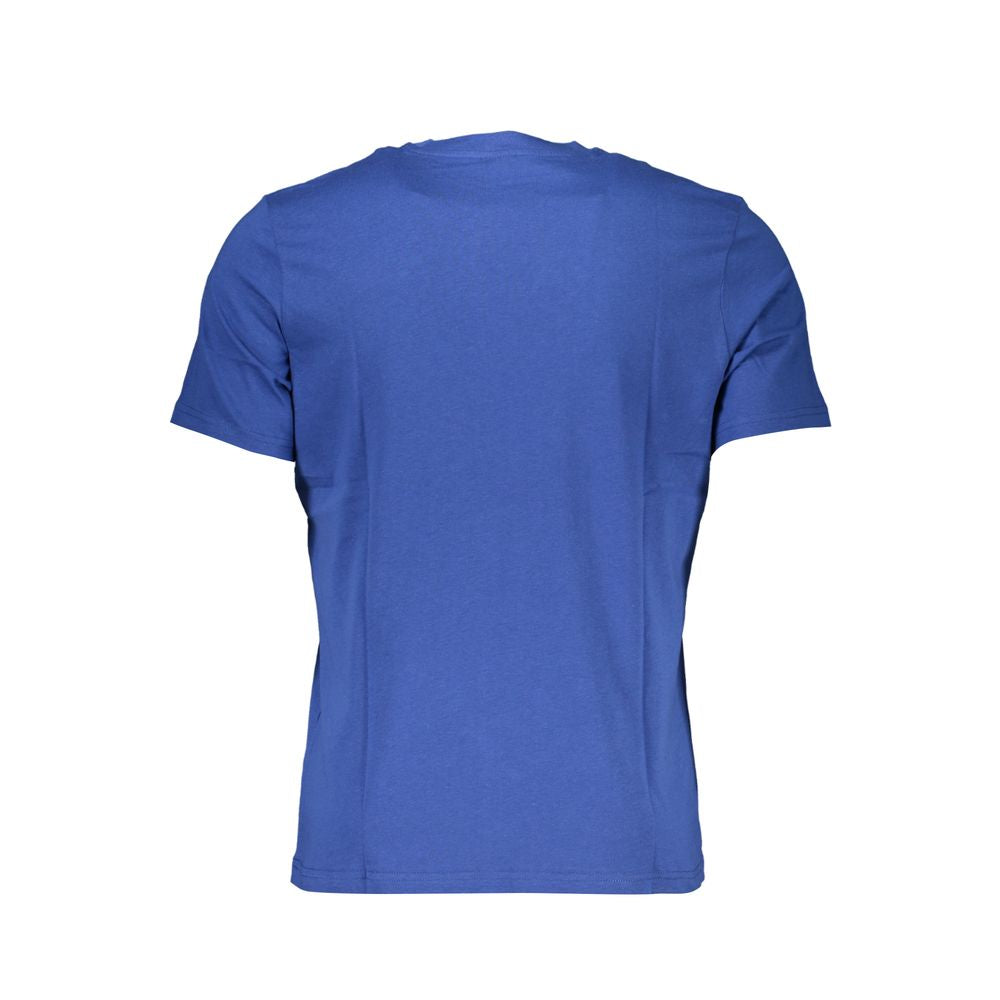 North Sails Blu Cotton Men T-Shirt