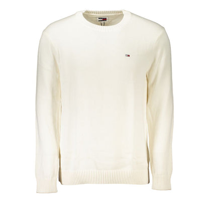 Tommy Hilfiger White Cotton Men's Sweater