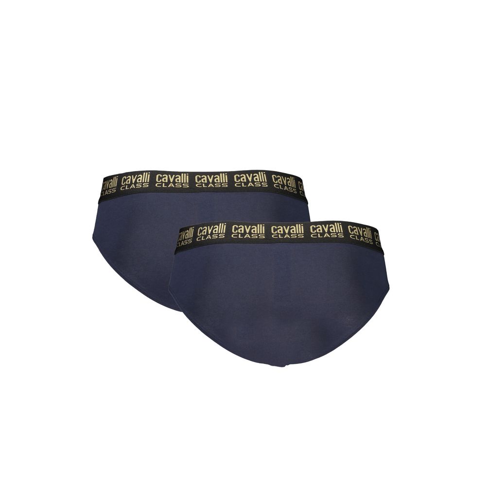 Cavalli Class Blue Cotton Men's Briefs