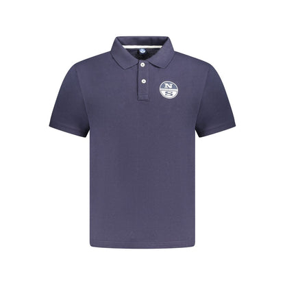 North Sails Blue Cotton Men Polo