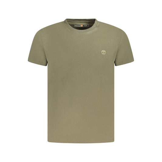 Timberland Verde Cotton Men T-Shirt