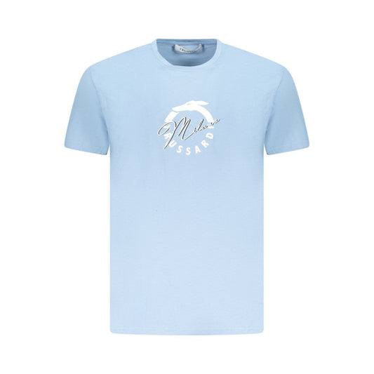 Trussardi Azzurro Cotton Men T-Shirt