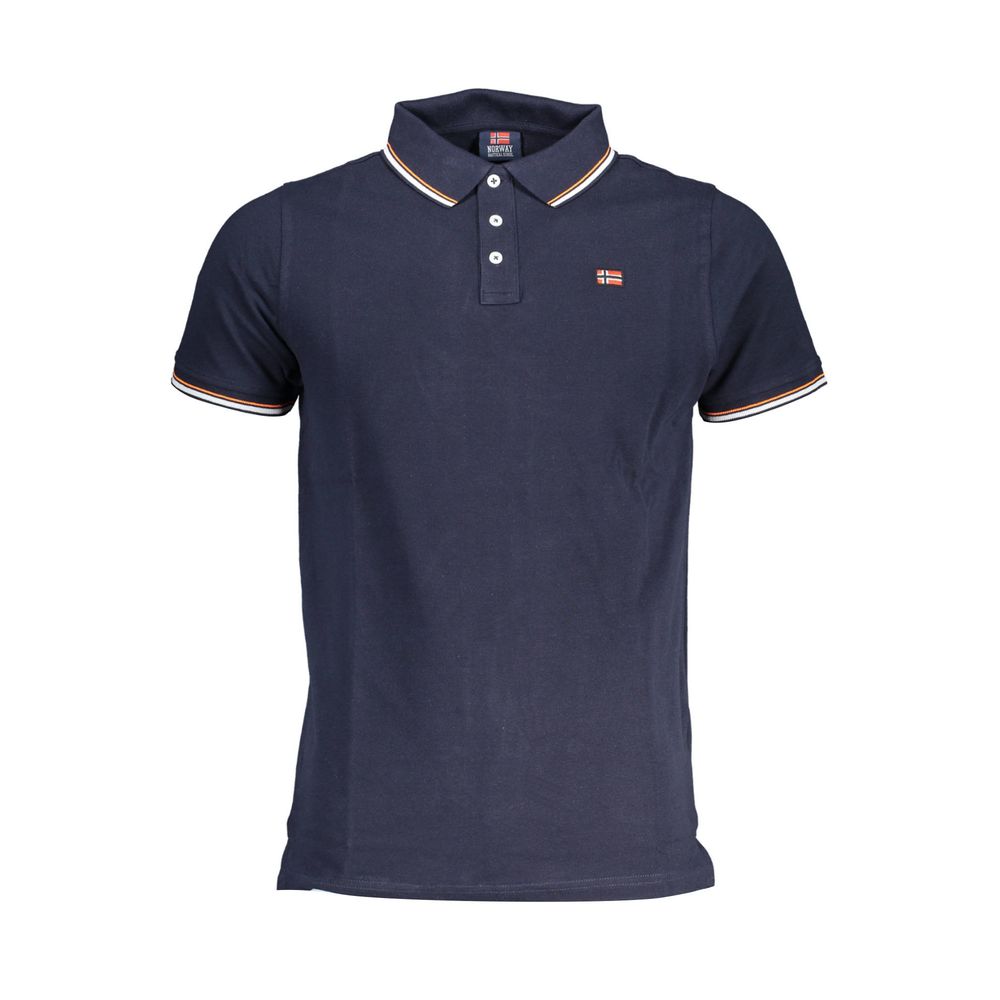 Norway 1963 Navy Cotton Men Polo