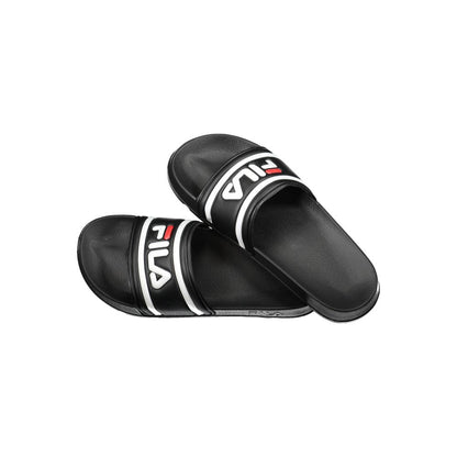 Fila Black Polyurethane Men's Slipper