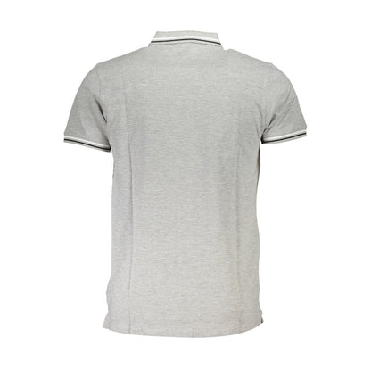 Cavalli Class Grigio Cotton Men Polo