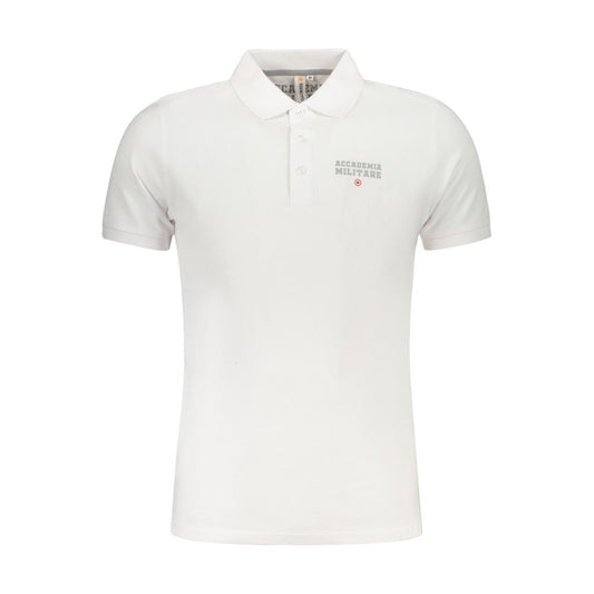 Accademia Militare Bianco Cotton Men Polo