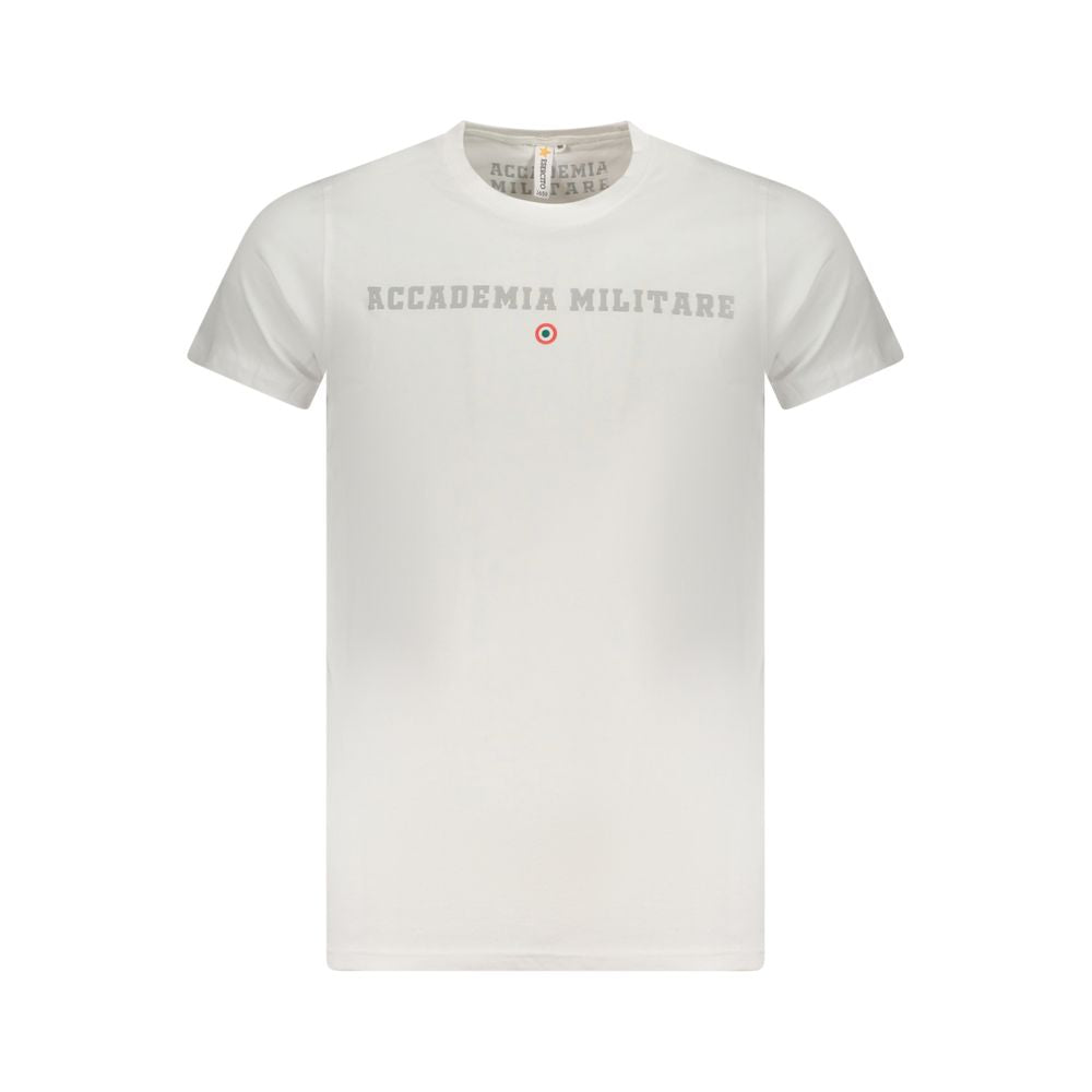 Accademia Militare Bianco Cotton Men T-Shirt