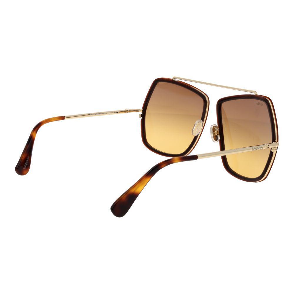 Max Mara Brown Metal Sunglasses