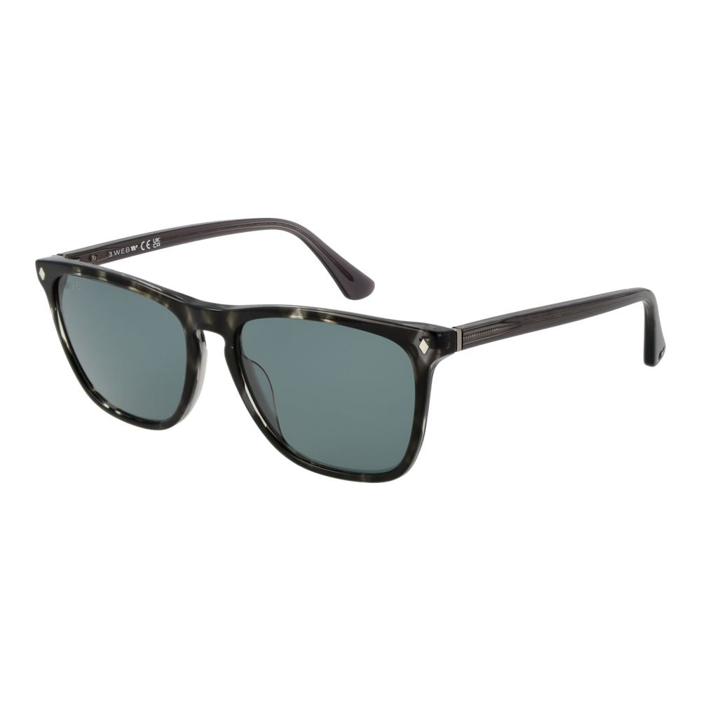 Web Black Acetate Sunglasses