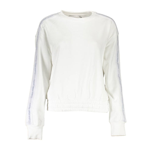Calvin Klein White Cotton Women Sweatshirt