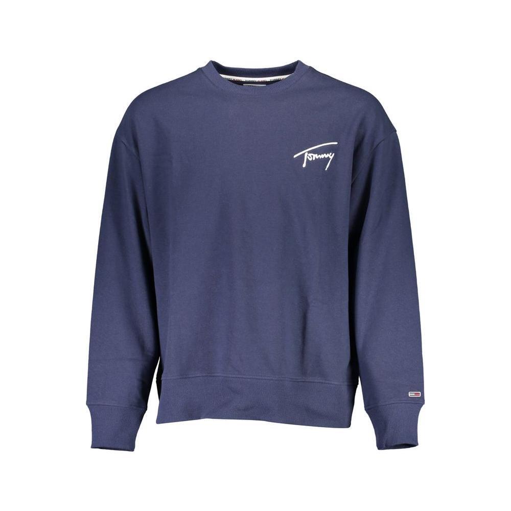 Tommy Hilfiger Blue Cotton Men's Sweatshirt