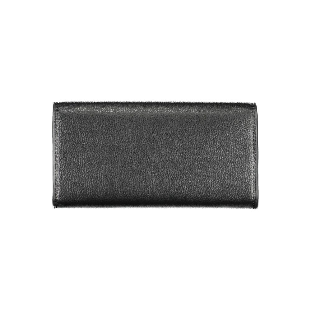 Tommy Hilfiger Black Polyurethane Women Wallet