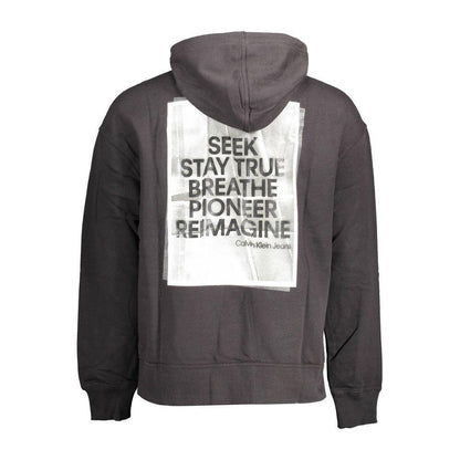 Calvin Klein Black Cotton Men's Hoodie