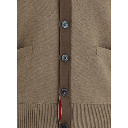 Thom Browne Brown Cotton Cardigan
