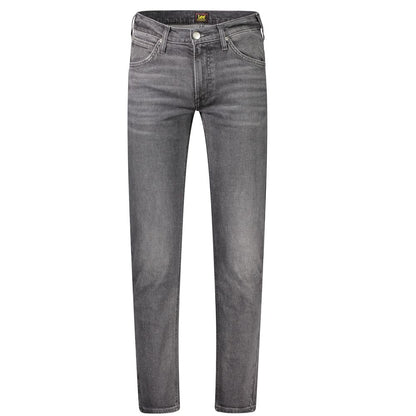Lee Black Cotton Straight-Leg Jeans