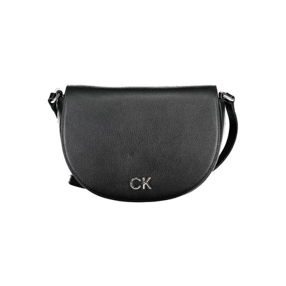 Calvin Klein Nero Poliuretano Women Shoulder Bag