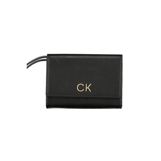 Calvin Klein Black Polyester Women Wallet