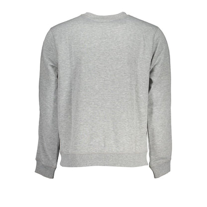 Calvin Klein Grigio Polyester Men Sweatshirt