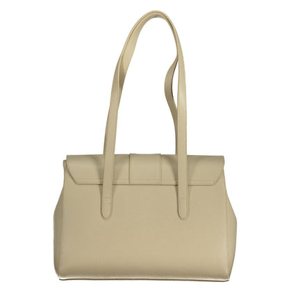Mario Valentino Beige Polyurethane Women Handbag
