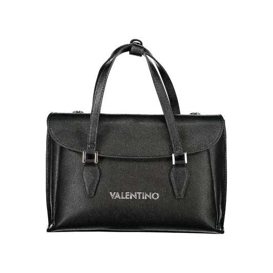 Mario Valentino Black Polyurethane Women Handbag