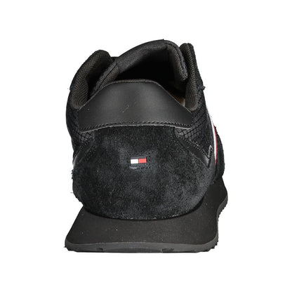 Tommy Hilfiger Nero Leather Men Sneaker